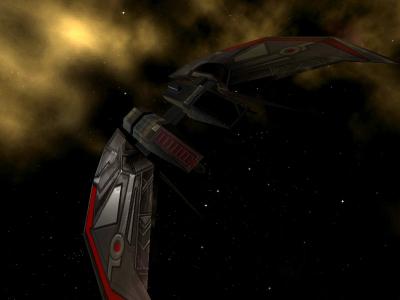 A Wing Commander Ship in the Torque Engine